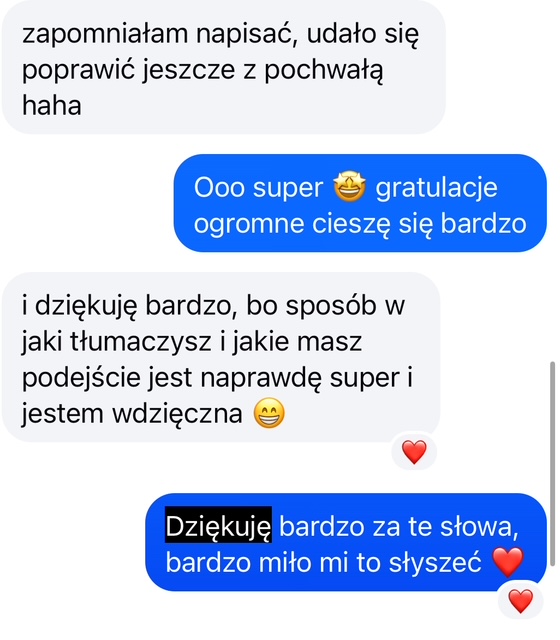 Opinia rodzica lub ucznia