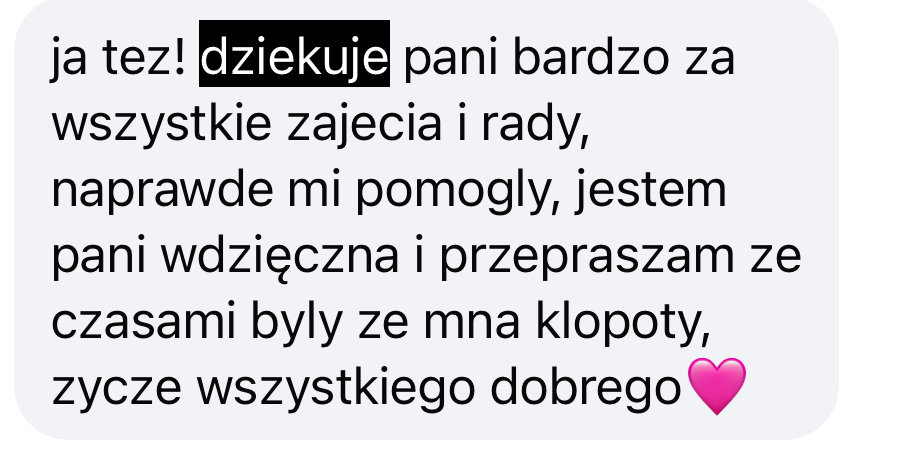 Opinia rodzica lub ucznia